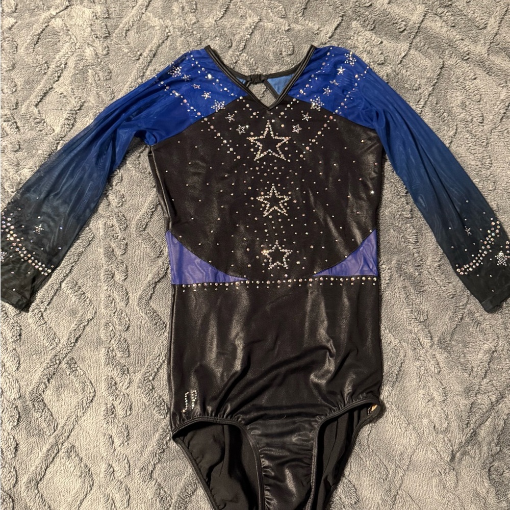 Sylvia P Starry Long Sleeve Leotard